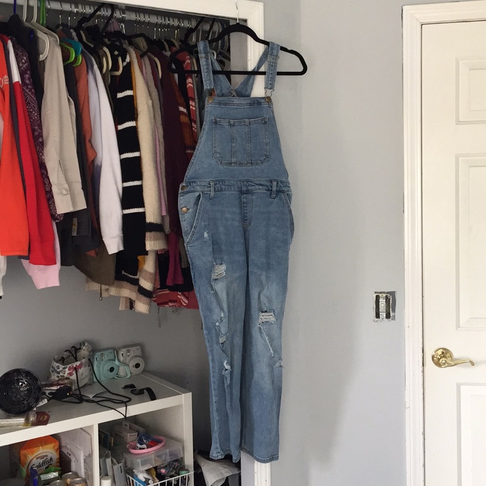 * Wild Fable Ripped Overalls *